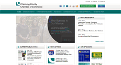 Desktop Screenshot of chemungchamber.org