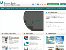 Tablet Screenshot of chemungchamber.org